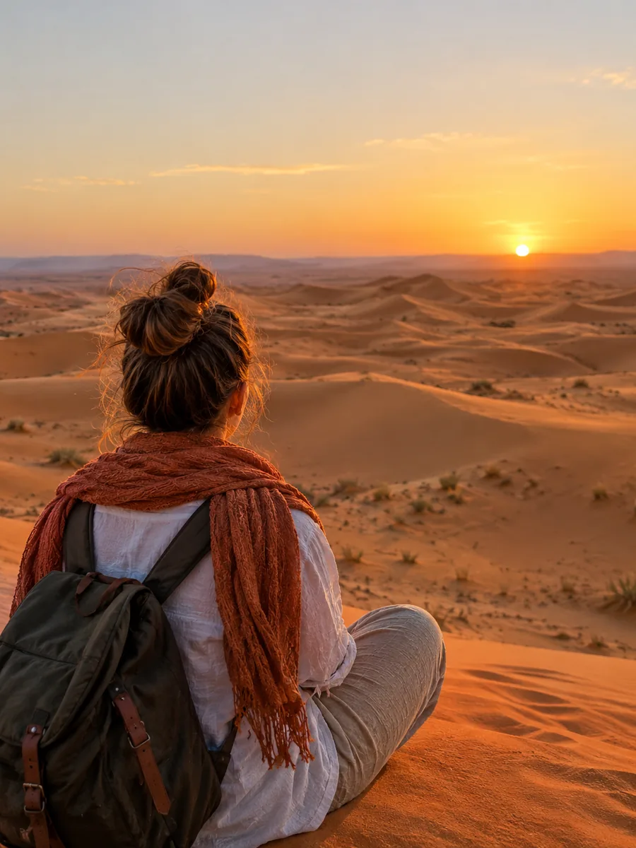 View at Erg Chebbi